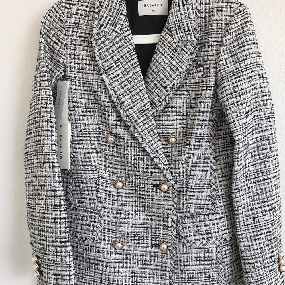 GORGEOUS Aritzia Babaton Samuel Blazer 00 NWT
